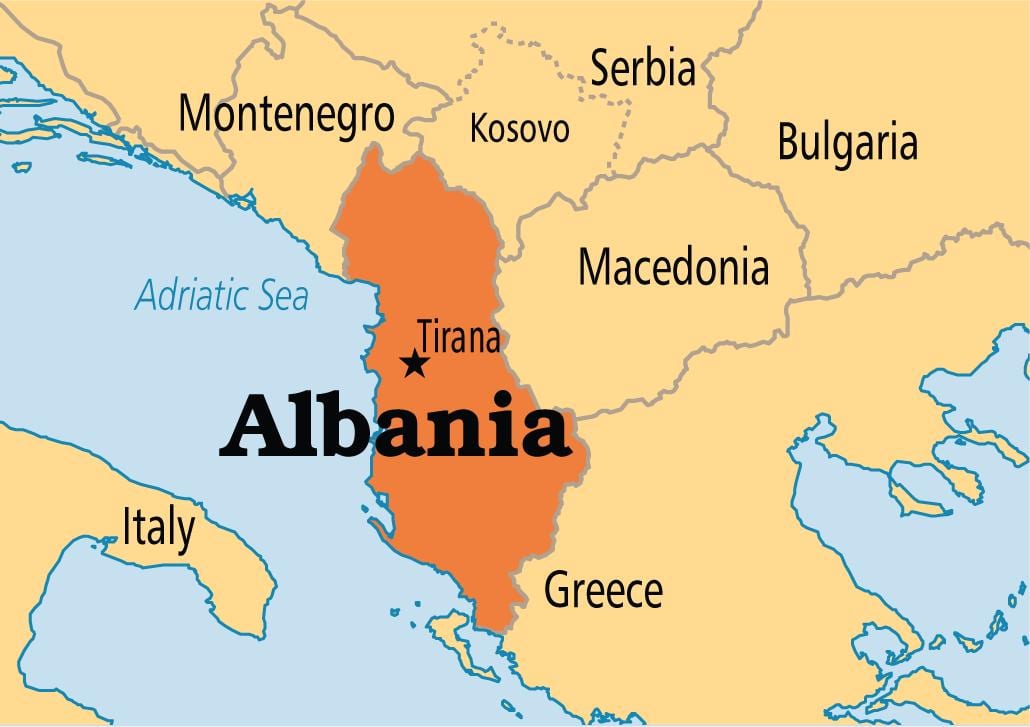 Albanien-Land anzeigen